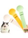 3Pcs Cat Strip Feeders, Pet Food Mixing Spoon, Lickable Cat Strip Squeeze Spoon, Multifunctional Cat Wet Treat Dispenser Spoon, Cute Shell Shape Cat Food Spoon, Cat Stick Feeder, Happy Spoon for Cats
