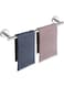 NearMoon Bath Towel Bar, Bath Accessories Thicken Stainless Steel Shower Towel Rack for Bathroom, Towel Holder Wall Mounted (1 Pack, Chrome Finish, 24 Inch)