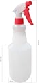 LACOT Spray Bottles 750 ml (25oz) with colored triggers refillable empty HDPE Plastic Spray Bottles for Cleaning/Gardening/saloons etc. leak Proof Heavy Duty Water Bottles 4 pcs/Pack (RED)