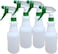 Lacot 750 HDPE Empty Spray Bottles (4-pcs) for Cleaning Solution, Plants, Pets, and More