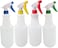 Lacot 750 HDPE Empty Spray Bottles (4-pcs) for Cleaning Solution, Plants, Pets, and More