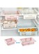 Dubai Gallery Pack of 4 Refrigerator Storage Box - Multicolour, 25X20X10Cm