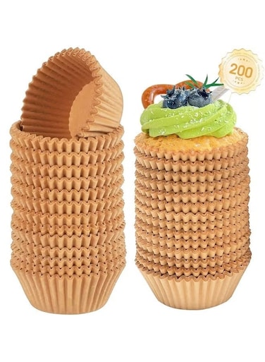 Greaseproof Parchment Muffin Liners, Food-grade Baking Cups for Cupcakes, Muffins, Nuts