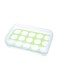 15 Grid Egg Storage Box Clear/Green