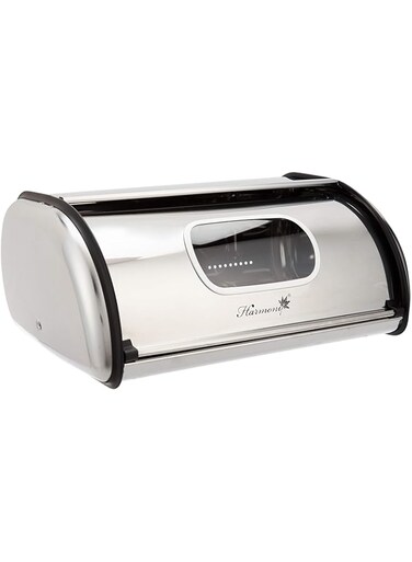 Harmony Ss Bread Box With Mirror Window Silver ZJ-A138