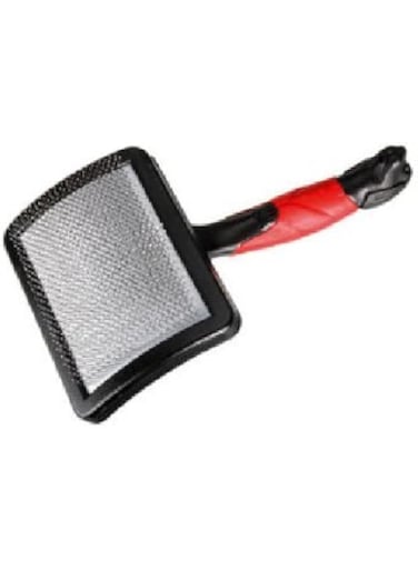 Camon Slicker Brush with Steel Pins, Large, Grooming Brush, Cat &amp; Dog Brush, Slicker Large Brush for Long and Loose Haired Pets, Extra Long Pins Firm Slicker Brush, Deshedding, Removes Knotted Hair