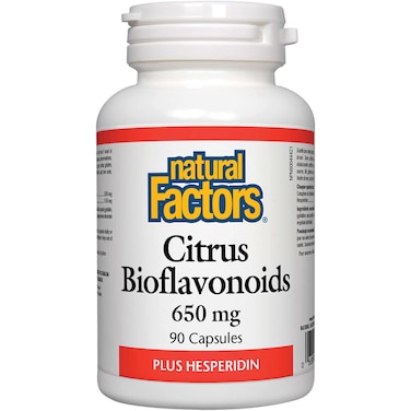 Natural Factors Citrus Bioflavonoids 650 Mg 90 Capsules, 650 mg, 90 Capsules