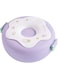 YHRY 1PC Lunch Box for Kid, School Child Snack Box, Donut Cartoon Leakproof Bento Box, Lunch Box with Fork Spoon 3 Compartment Microwavable