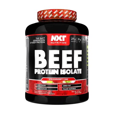 NXT Nutrition Beef Isolate, Strawberry Lime, 4 LB