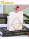 Napkin Holder for Dining Table, Tissue Paper Stand for Kitchen, Table, Home D&Atilde;&copy;cor, Office, Restaurant, Tissue Dispenser Organizer for Dinner Tables, Kitchen, Bathroom, Gold