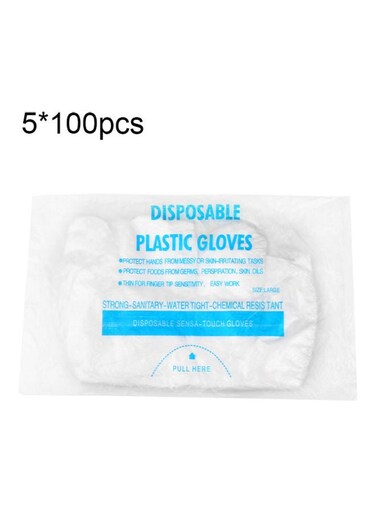 Disposable Food Grade Protective Gloves Multicolour