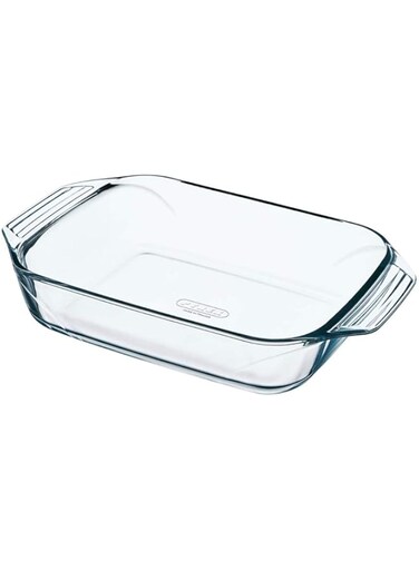 Pyrex Glass Rectangular Roaster - Clear