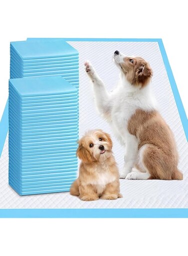 Mumoo Bear Dog Pee Pads 18"x24", 100 Count Thicken Pee Pads for Dogs Super Absorbent, Leak-Proof Disposable Dog Training Pads, Potty Pads for Puppies, Cats, Doggies(100 PACK-60 * 45CM)