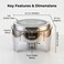 Hydraulic Chafing Dish (Rectangular), 6 liter