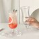 CRYSTAL CLEAR HURRICANE COCKTAIL GLASS SET OF 6 PCS