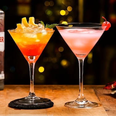 Crystal Clear Coctail Glass, set of 6 pcs