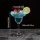 Crystal Clear Margarita Glasses, set of 6 pcs