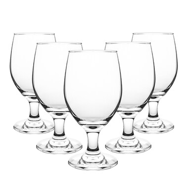 Crystal Clear Water Goblet, set of 6 pcs