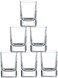 Crystal Clear Heavy Base Shot Glasses, set of 12 pcs