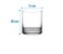 Crystal Clear Rock Glass ,set of 6 pcs