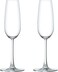 Crystal Clear Flute Champagne, Set of 6 Pieces, 210 ml
