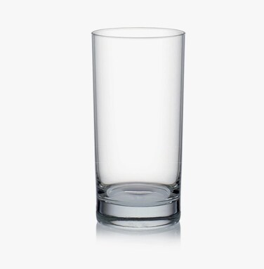 Crystal ClearHigh ball Glass ,290 ml