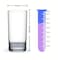 Crystal ClearHigh ball Glass 6 pieces,350 ml