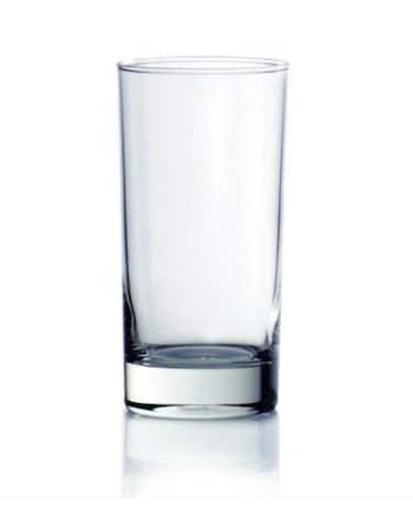 Crystal ClearHigh ball Glass 6 pieces,350 ml