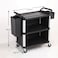 3-tier Trolley (Polypropylene) - Black