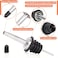 6 pcs Value Pack, Stainless Steel Pour Spouts with Sealed Dust Caps