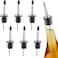 6 pcs Value Pack, Stainless Steel Pour Spouts with Sealed Dust Caps