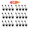 24 pcs Value Pack, Stainless Steel Pour Spouts with Sealed Dust Caps