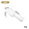 6 Pcs Value Pack, 4 Oz Clear Polycarbonate Utility / Ice Cube Scoop