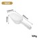 6 Pcs Value Pack, 12 Oz Clear Polycarbonate Utility / Ice Cube Scoop