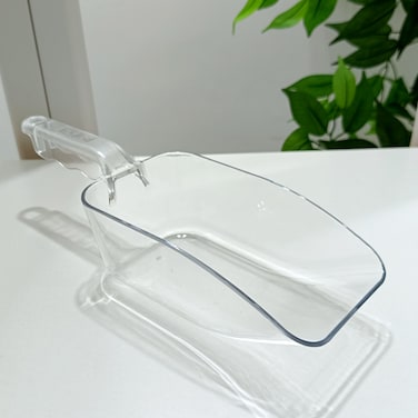 10 Pcs Value Pack, 4 Oz Clear Polycarbonate Utility / Ice Cube Scoop