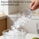 10 Pcs Value Pack, 12 Oz Clear Polycarbonate Utility / Ice Cube Scoop