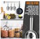 U-Shaped Stainless Steel Ice Cube Scoop with Perforated Drain Hole, Size: 28.5 cm