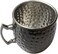 4 Pieces Value Pack, Hammered Stainless Steel Moscow Mule Mugs with Handle. 530 ml &ndash; Black
