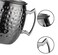 4 Pieces Value Pack, Hammered Stainless Steel Moscow Mule Mugs with Handle. 530 ml &ndash; Black