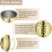 4 Pieces Value Pack, Hammered Stainless Steel Moscow Mule Mugs with Handle. 530 ml &ndash; Gold