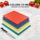High-Density Polyethylene BPA Free Cutting Board for all Kitchens - 53 x 32.5 x 2 cm (Blue)