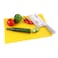 2 pcs Value Pack, Heavy Duty High-Density Polyethylene Cutting Board - 53 x 32.5 x 2 cm (Yellow)