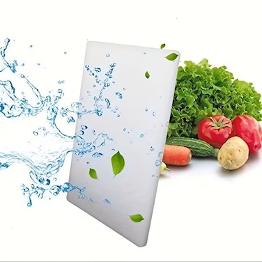 2 Pcs Value Pack, Heavy Duty High-Density Polyethylene Cutting Board - 60 x 40 x 2 cm (White)