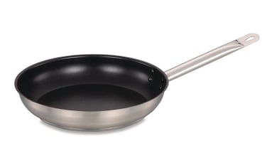 26 cm, Stainless Steel Non Stick Fry Pan without lid