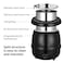 10 Liter – Insulated Electric Soup Warmer (Black) with adjustable thermostat control.