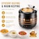 10 Liter – Insulated Electric Soup Warmer (Black) with adjustable thermostat control.
