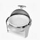 Ceramic GN Pan Round Chafing Insert, Dia 33 cm