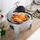 Roll Top Chafing Dish (Round) for Catering, Hotels & Restaurants, 6 liters