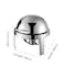Roll Top Chafing Dish (Round) for Catering, Hotels & Restaurants, 6 liters