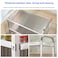 3-tier Stainless Steel Trolley with 360° rotation castor wheels, Size: 96 cm x 50 cm x 96 cm